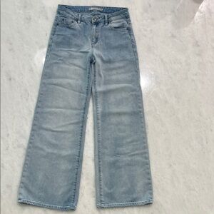 Tractr Light Blue Wide-Leg Jeans